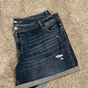 Old Navy Dark Blue Denim Jean Shorts
